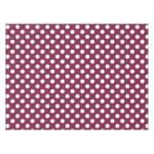 Nappe Pois blancs en Bourgogne (Devant (Horizontal))