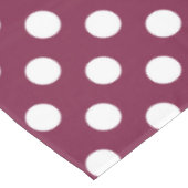 Nappe Pois blancs en Bourgogne (Angle)