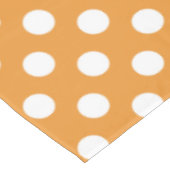 Nappe Pois blancs sur ambre (Angle)