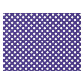 Nappe Pois blancs sur bleu foncé (Devant (Horizontal))