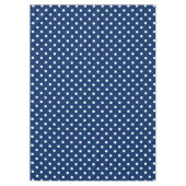 Nappe Pois blancs sur bleu marine (Devant)