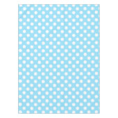Nappe Pois blancs sur bleu pâle (Devant)