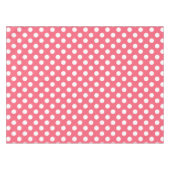 Nappe Pois blancs sur corail (Devant (Horizontal))