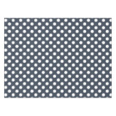 Nappe Pois blancs sur gris bleu (Devant (Horizontal))