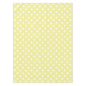 Nappe Pois blancs sur jaune beurre (Devant)