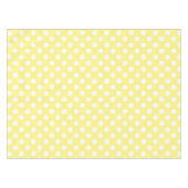 Nappe Pois blancs sur jaune citron (Devant (Horizontal))