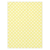 Nappe Pois blancs sur jaune citron (Devant)