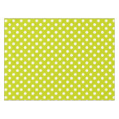 Nappe Pois blancs sur la chaux tropicale (Devant (Horizontal))