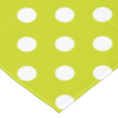 Nappe Pois blancs sur la chaux tropicale (Angle)