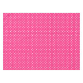 Nappe Pois blancs sur la couleur Fuchsia (Devant (Horizontal))