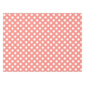 Nappe Pois blancs sur la pêche (Devant (Horizontal))