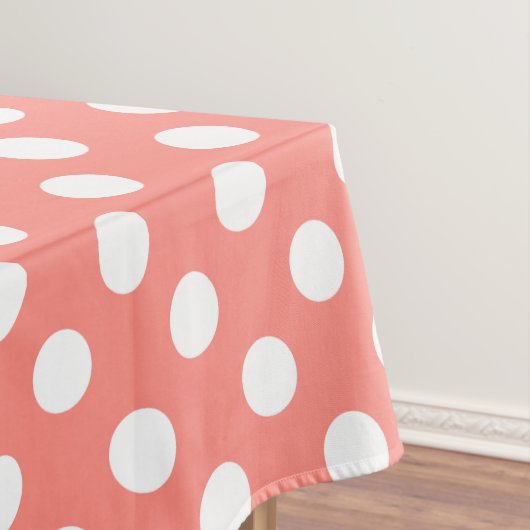 Nappe Pois blancs sur la pêche (In Situ)