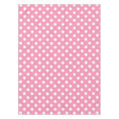 Nappe Pois blancs sur le rose joyeux (Devant)