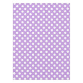 Nappe Pois blancs sur lilas (Devant)