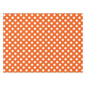 Nappe pois blancs sur orange (Devant (Horizontal))