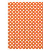 Nappe pois blancs sur orange (Devant)