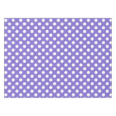 Nappe Pois blancs sur perwinkle (Devant (Horizontal))