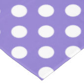 Nappe Pois blancs sur perwinkle (Angle)