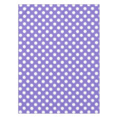 Nappe Pois blancs sur perwinkle (Devant)