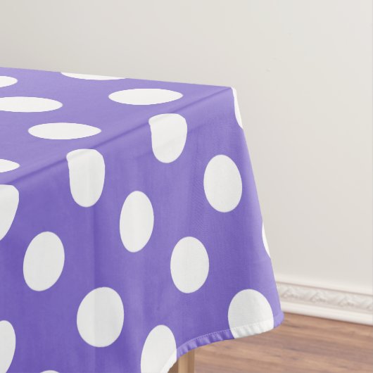 Nappe Pois blancs sur perwinkle (In Situ)