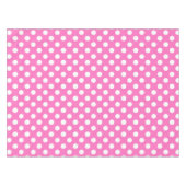 Nappe Pois blancs sur rose (Devant (Horizontal))