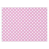 Nappe Pois blancs sur rose pâle (Devant (Horizontal))