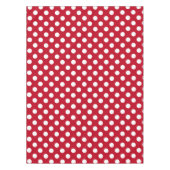Nappe Pois blancs sur rouge (Devant)
