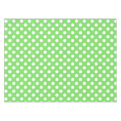 Nappe Pois blancs sur vert pomme (Devant (Horizontal))