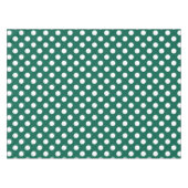 Nappe Pois blancs sur vert sauge (Devant (Horizontal))