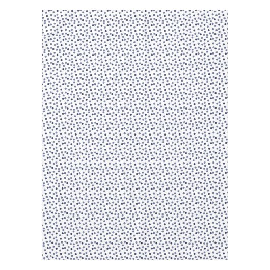 Nappe Pois bleu. aquarelle (Devant)