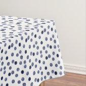 Nappe Pois bleu. aquarelle (In Situ)