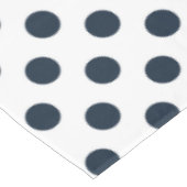 Nappe Pois bleu marine foncé (Angle)