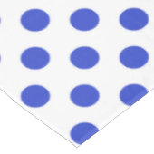 Nappe Pois bleu royal (Angle)