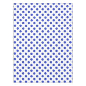 Nappe Pois bleu royal (Devant)