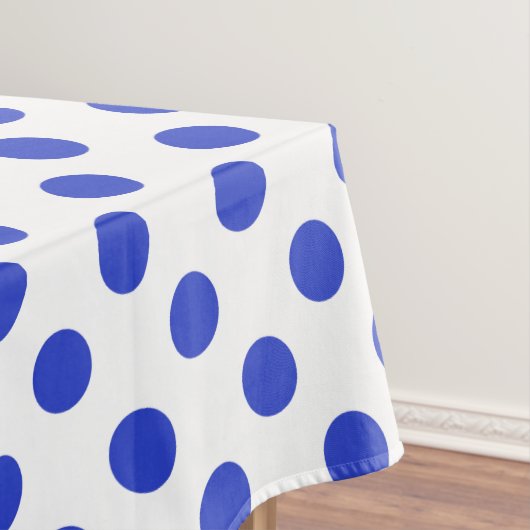 Nappe Pois bleu royal (In Situ)
