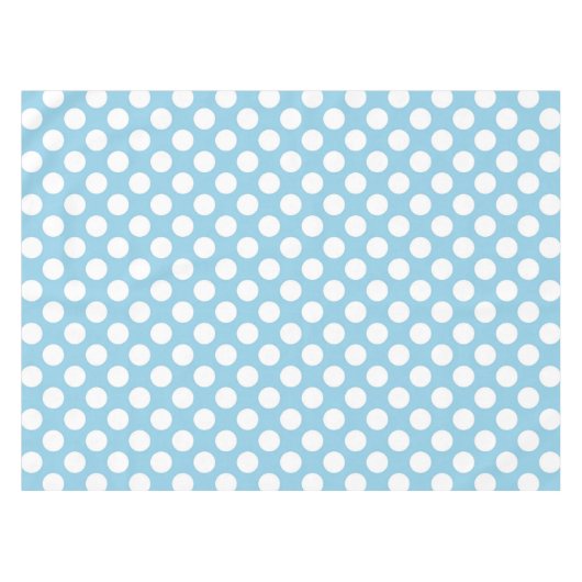 Nappe Pois Bleus, Motif Pointe Polka, Points, Pointe (Devant (Horizontal))