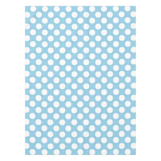 Nappe Pois Bleus, Motif Pointe Polka, Points, Pointe (Devant)