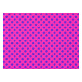 Nappe Pois bleus sur fuchsia (Devant (Horizontal))