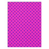 Nappe Pois bleus sur fuchsia (Devant)