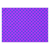 Nappe Pois bleus sur violet (Devant (Horizontal))