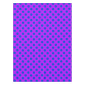 Nappe Pois bleus sur violet (Devant)
