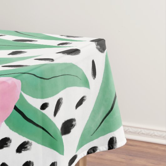 Nappe Pois d'aquarelle rouge violet (In Situ)