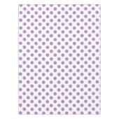 Nappe Pois de lavande sur blanc (Devant)