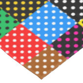 Nappe Pois de surfaces composées multicolores (Angle)