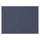 Nappe Pois d'or bleu marine moderne (Devant (Horizontal))
