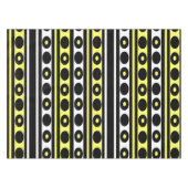 Nappe Pois et rayures noirs, jaunes et blancs (Devant (Horizontal))