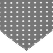 Nappe pois gris, rouge, gris, gris et blanc, rétro (Angle)