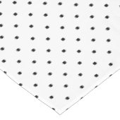 Nappe Pois moderne chic noir blanc Motif (Angle)