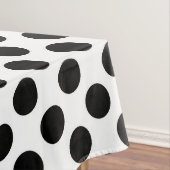 Nappe Pois, Motif Polka Dot, noir et blanc (In Situ)