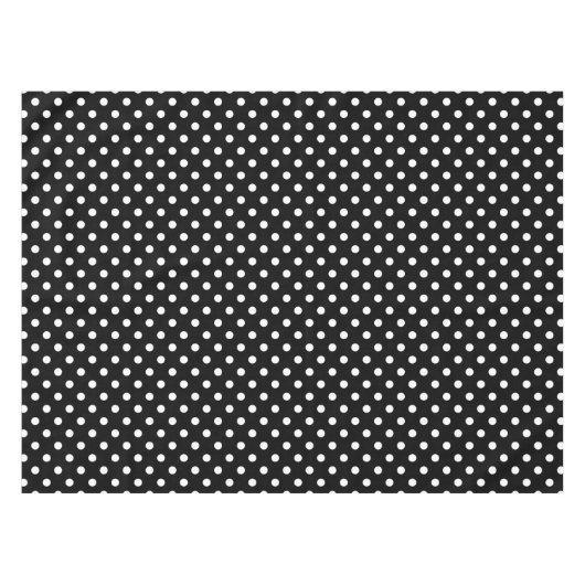 Nappe Pois noir et blanc (Devant (Horizontal))